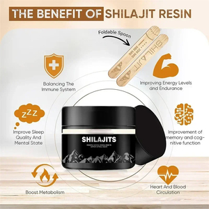 Resina de Shilajit del Himalaya de Alta Altitud, Superalimento Natural Rico en Minerales de Grado Alimenticio en Botella - Product Image 3