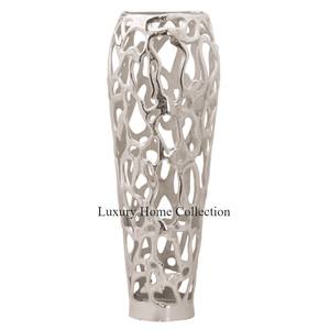 Florero decorativo moderno con diseño perforado Color dorado Venta caliente y las macetas y jarrón más exigentes para mesa - Product Image 4