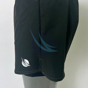 Shorts Deportivos 2 en 1 para Mujer, Cintura Alta, Resistentes al Viento, Ecológicos, de Secado Rápido y Transpirables, para Gimnasio y Entrenamiento, con Logotipo Personalizado - Product Image 6