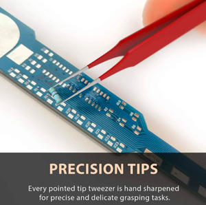 ชุดแหนบต่อขนตาชุดคีบปลายไฟเบอร์สำหรับต่อขนตาสีโรสโกลด์ไทเทเนียมผลิตในปากีสถาน - Product Image 4