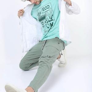 กางเกงคาร์โก้ทำจากผ้าคอร์ดูร่ากางเกงกลางแจ้งลำลองมีกระเป๋าหลายช่องขนาดพลัสไซส์ผลิตตามสั่ง - Product Image 6