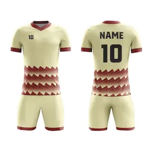 Custom Logo Men's Polyester Football Kit Blank Soccer Uniforms Football Jersey Soccer Uniforms Sets Team