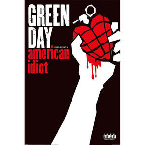 Green Day's American Idiot <b>Poster</b> Modern Design Style Wall Usage Made of Paper - Product Image 1
