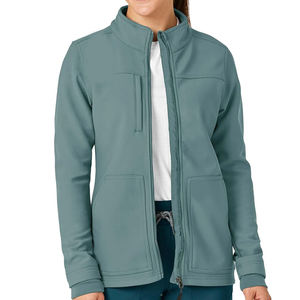 Vestes de travail pour femmes en tissu extensible, uniformes d'hôpital, tenues médicales pour infirmières et médecins, vente en gros - Product Image 1