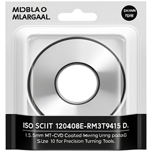 ISO SCMT 120408E-RM3T9415 D. 5.5mm MT-CVD Inserto de Torneado Indexable Recubierto, Paquete de 10 para Herramientas de Torneado de Precisión - Product Image 2