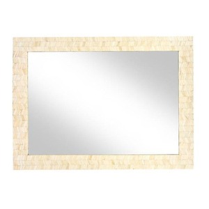 Modern Style Unique Home Decor Bone Inlay <b>Wall</b> <b>Mirror</b> From India - Product Image 3