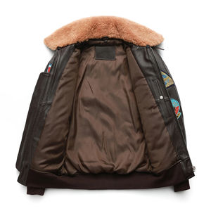 Chaqueta polar para deportes de invierno para hombre con cuello alto, abrigo bomber cálido con cremallera para senderismo al aire libre, servicio OEM disponible - Product Image 4