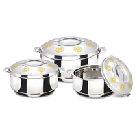 Ustensiles de cuisine, batterie de cuisine, qualité alimentaire, acier inoxydable, ensemble de casseroles super maxi avec couvercle