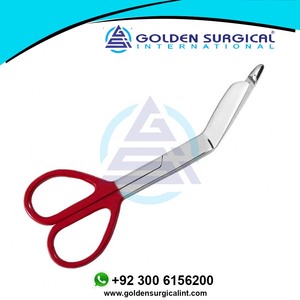 Tijeras Quirúrgicas Lister para Vendajes, 5.5 Pulgadas, Mango en Forma de Corazón, Tijeras Médicas de Cartón y Tela - Product Image 5