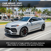 Film de protection de carrosserie en vinyle PVC de luxe Clayton, options multicolores de qualité supérieure, résistant aux intempéries, garantie de 3 ans
