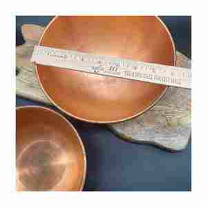 ชามผสมทองแดงหนักชามโบว์ลิ่งงานฝีมือทำจากทองแดงชามผสมคุณภาพสูงส่งออก - Product Image 6