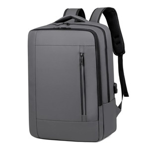 Custom Logo Anti-Theft Waterproof Business Backpack USB Port TSA Laptop Compartment Oxford Fabric Ergonomic Padding Zipper OEM - Product Image 3