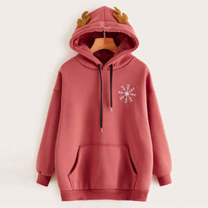 Sudaderas con capucha navideñas personalizadas más vendidas para hombre, algodón 100% de alta calidad bordado con logotipo personalizado OEM, ropa de invierno - Product Image 1