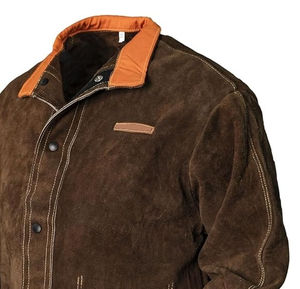 Chaqueta de Soldador Resistente a Chispas, Ropa de Trabajo Industrial Ignífuga, Chaqueta de Soldadura con Propiedades Ignífugas, Abrigo Protector contra el Calor - Product Image 4