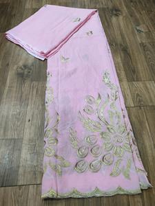 Vestido de Tela Voile con Bordado Sudanés Toub - Tejido Transpirable de Peso Medio - Product Image 1