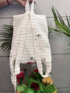 กระเป๋าเป้สะพายหลังถักจากนักออกแบบใหม่กระเป๋าสะพายหลังแฮนด์เมดมีสไตล์วินเทจสไตล์โบโฮใช้งานได้หลากหลายขายดีกระเป๋าสำหรับเด็กผู้หญิง - Product Image 4