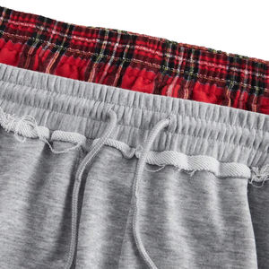 Pantalons de survêtement amples pour hommes, de haute qualité, 100% coton biologique, décontractés, taille haute, double ceinture, tricotés pour unisexe - Product Image 3