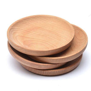 Ensemble de plats en bois durables pour le dîner servant des assiettes en bois naturel de la meilleure qualité - Product Image 5