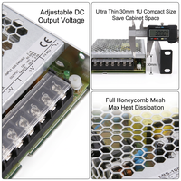 Alimentation à découpage ultra-mince 100W 5V 18A, convertisseur AC/DC 85-264V, driver LED industriel SMPS LRS-100-5
