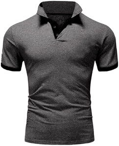 Polo en coton de luxe pour hommes de haute qualité pour hommes Polo de golf tricoté en polyester avec logo brodé Polos personnalisés - Product Image 1