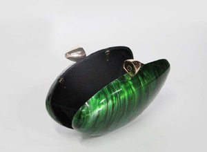 Bolso de Mano de Resina Moderno Personalizado para Mujer, Impermeable, Ecológico, Bolso de Noche Hecho a Mano, Estuche Rígido, Bolso de Fiesta, para Bodas y Eventos - Product Image 3