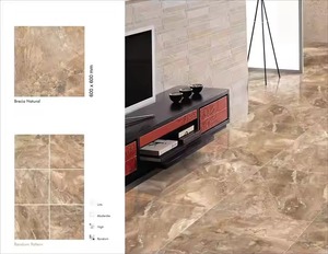 Vistaar Foshan กระเบื้องเซรามิกปูพื้นในร่มขนาด600x600มม. ราคาไม่แพงละลายได้พอร์ซเลนเกลือบ้านโบโทชิโน่ดีไซน์แบบคลาสสิค - Product Image 3