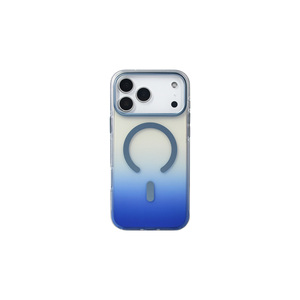 Édition Or pour MagSafe Compatible avec iPhone 17 Pro Max Coque Transparente Dégradée Couleur MRSA Toros Housse en Silicone Translucide - Product Image 5