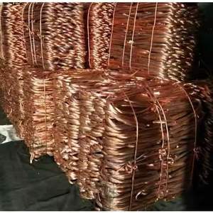 Alambre de cobre usado de alta calidad Alambre de cobre y chatarra de cable a la venta Pureza 99.9% 99.99% Chatarra de cobre - Product Image 4