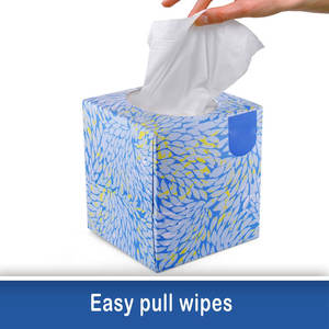 Caja de pañuelos con logotipo personalizado de fábrica, caja de pañuelos de papel higiénico cuadrado para oficina, inodoro, Hotel - Product Image 3