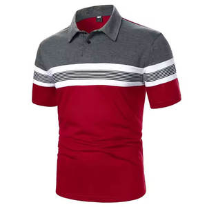 Vêtements de golf décontractés multicolores de qualité supérieure pour hommes, confortables et durables, motifs solides pour polo Street Style Fashion Made - Product Image 2