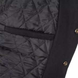 Patchs de broderie OEM Veste universitaire à manches en cuir Personnaliser Plus Size Perfect Streetwear Vestes et manteaux Letterman Varsity - Product Image 6