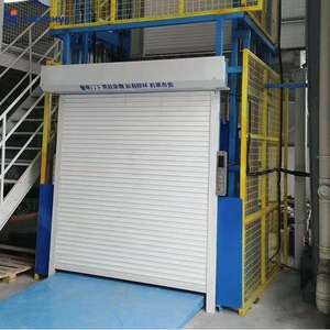 Shenghua SJD Elektrikli Hidrolik Çelik Yük Asansörü Kılavuz Rayları 5.5-7.5kW Motor 2m*1.5m Tabla Depo Asma Kat Yükleme İçin - Product Image 1