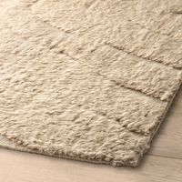 Tapis marocain moderne de haute qualité, noué à la main, en laine à poils longs, brun naturel, rembourré, antidérapant, pour la prière, la cuisine et la salle à manger