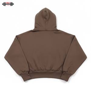 Sudadera con Capucha Extra Grande de Invierno, Personalizada, de Felpa 100% Algodón, 300 g/m², Lisa, Teñida, con Impresión Digital, Transpirable y Resistente al Viento - Product Image 2