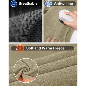 Gilet en polaire pour l'extérieur avec logo personnalisé, impression, broderie, veste chaude sans manches, vêtements de mode d'hiver, fabricant OEM - Product Image 5