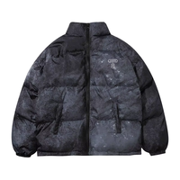 Veste de sport pour homme, style streetwear, coupe-vent, doublure en polaire, avec logo personnalisable sur le devant, idéale pour l'hiver
