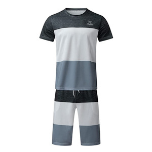 Conjuntos de camisetas de moda para hombre, nuevo conjunto de pantalones cortos de dos piezas, camisetas para hombre con servicio OEM, conjuntos de pantalones cortos para productos Unisex disponibles - Product Image 2