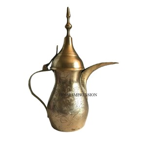 Luxurious Best Quality Handmade <b>Arabian</b> Decorative Dallah Big Stainless Steel Modern Eco-Friendly Teapot <b>Set</b> Coffee <b>Tea</b> - Product Image 2