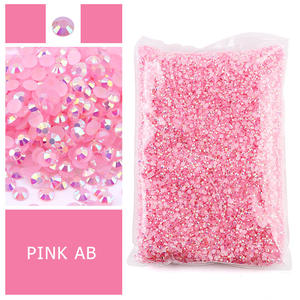 2MM 50000 pièces en sachet, <span class=keywords><strong>strass</strong></span> en résine transparente de couleur unie, fond plat, pour la décoration des ongles, vêtements, bricolage - Product Image 6