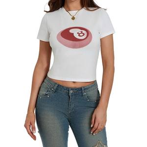 เซตเสื้อชั้นในออกกำลังกายของผู้หญิงเสื้อยืดครอป100% ผ้าฝ้ายยืดได้เสื้อครอปไซส์ใหญ่พิเศษดีไซน์ล่าสุด2025 - Product Image 5