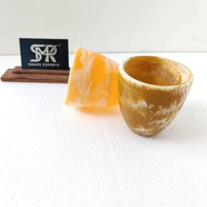 Tasse Kulhad en résine artisanale de luxe, vaisselle en résine artistique pour le thé, le café, la décoration de table, le service et les cadeaux - Product Image 1