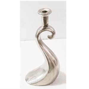 Bougeoir en verre moderne Vintage de haute qualité en laiton mat élégant courbé avec Style côtelé français pour la décoration de la maison - Product Image 4