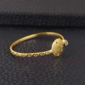 Bridal metal bangle china modern sculpture <b>inspired</b> jewelry for women traditional ethnic handmade <b>bracelet</b> set export bulk - Product Image 3