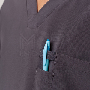Uniforme médico ligero personalizable para hombre Ropa DE TRABAJO DE último estilo en tela de punto Opciones de color personalizadas - Product Image 5