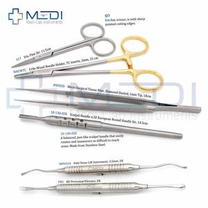 ชุดผ่าตัดรากฟันเทียมเครื่องมือผ่าตัดสเตนเลสสตีลแบบใช้ซ้ำได้มีการรับรอง CE - Product Image 6