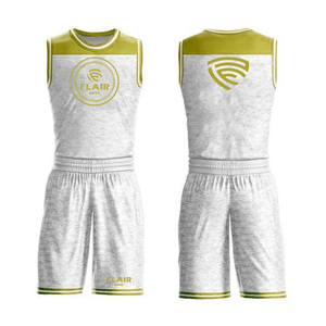 Ensemble d'uniformes de basket-ball personnalisables de haute qualité pour hommes-Hauts de chemise de sport respirants et shorts grande taille avec impression numérique - Product Image 6