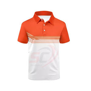 ชุดลำลองสำหรับผู้ชายเสื้อโปโลผ้าถักลายผ้าโพลีเอสเตอร์ - Product Image 4