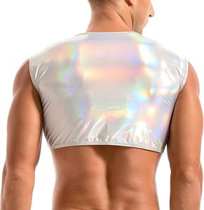 Camiseta atlética ajustada para hombre, Top corto de microfibra transpirable ligero de secado rápido, estampado sólido para entrenamientos de verano, estilo informal - Product Image 5