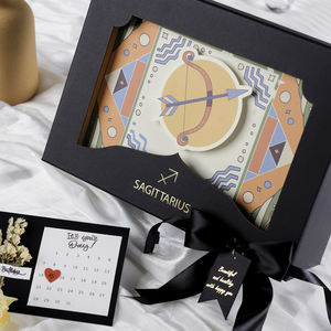 RTS Premium 12 Zodiac Art Paper <b>Box</b> <b>Gift</b> <b>Box</b> with Lid and Base for Handcrafted <b>Gifts</b> Presentation - Product Image 4