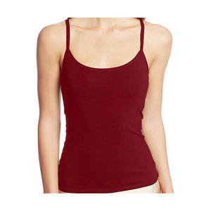 Proveedor OEM Chaleco sin mangas para mujer Cuello cuadrado Doble capa Entrenamiento Fitness Casual Básico Crop Tops Yoga Tank Top - Product Image 2